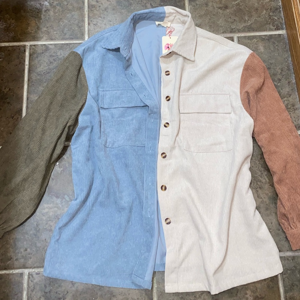 Color Block Jacket NWT - Picture 3 of 4